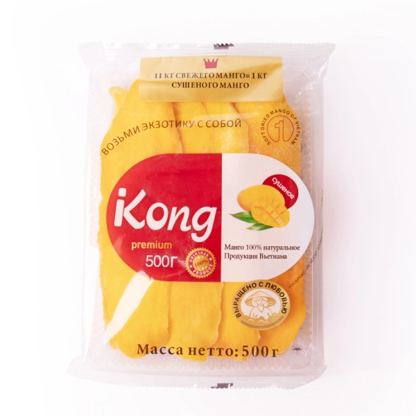 Манго сушеное King 500 гр без сахара