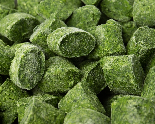 Шпинат резаный быстрозамороженный, 1кг