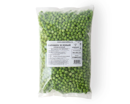 Горошек зеленый 1 кг. п/п пакет
