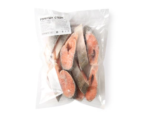 Горбуша, стейки