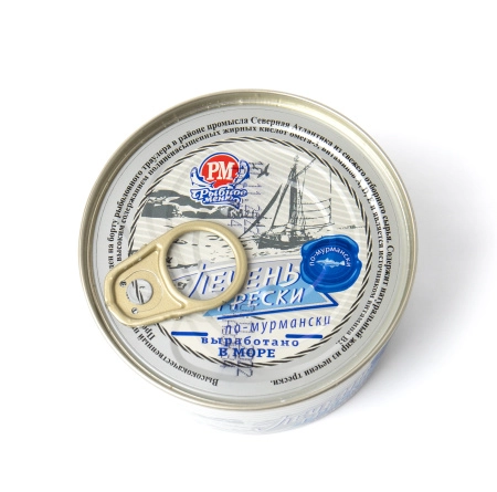 Печень трески "По-мурмански" 190гр