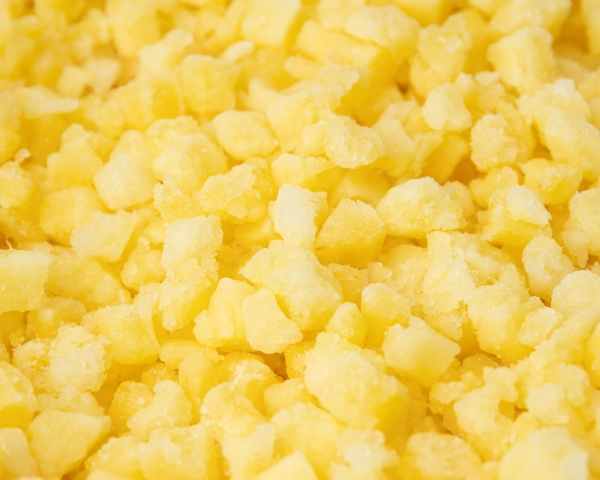 Ананас кубик 250 гр. коробочка