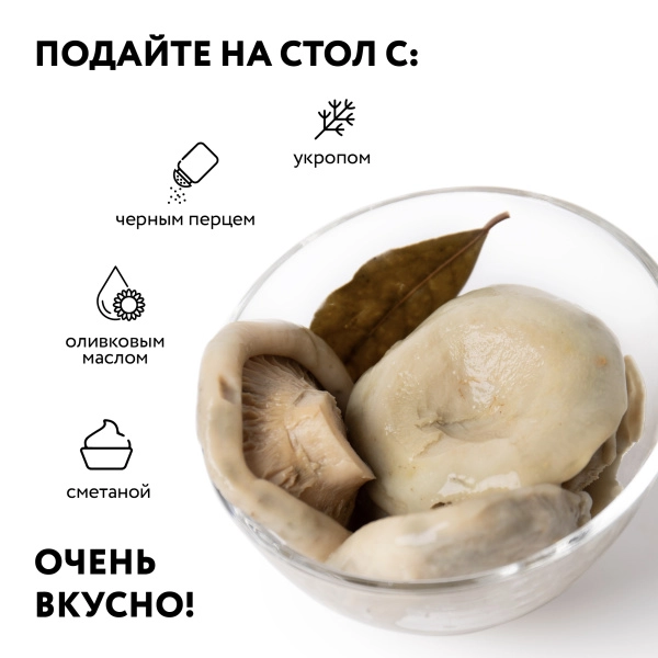 Груздь белый осиновый соленый целый, 0,90 л, холодный посол Груздь белый осиновый соленый целый, 0,90 л, холодный посол