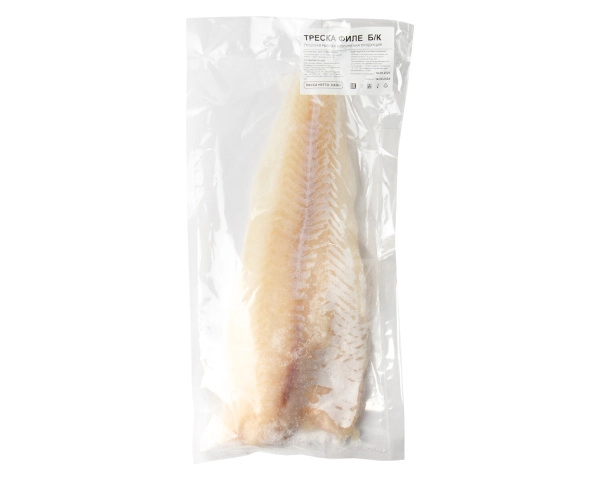 Треска, филе без кожи