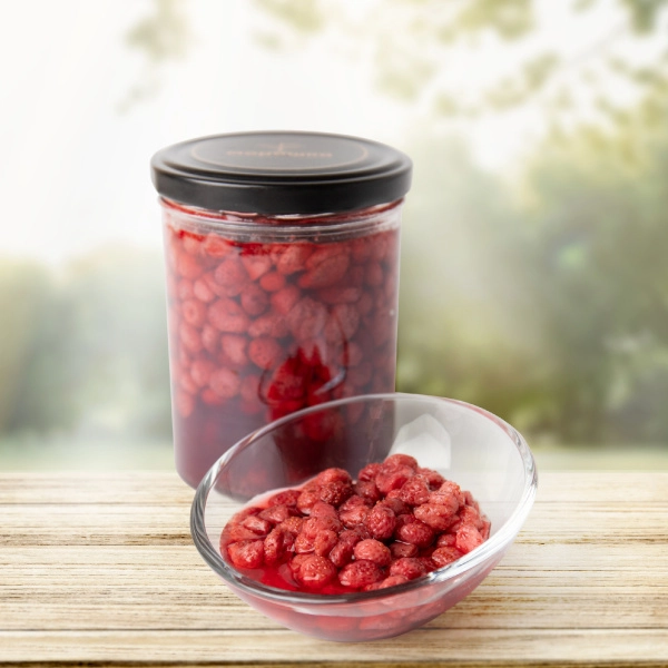 Земляника лесная мочёная, в собственном соку, 0,43 л